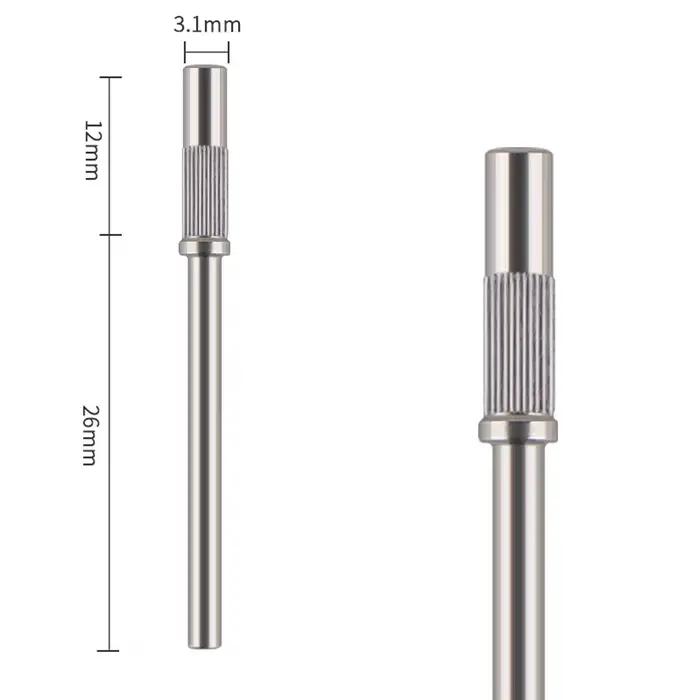 100 pièces bandes de ponçage pour perceuse à ongles avec 2 pièces jeu de mèches de mandrin, Mini pet