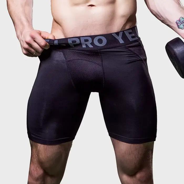 Short Sport Hommes Compression Séchage Rapide - Leggings Gymnastique Cyclisme Basket