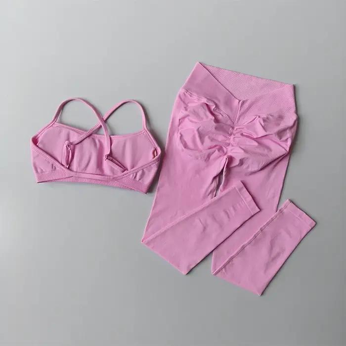 Leggings de Yoga taille haute sans couture pour femmes, séchage rapide, respirant, soutien-gorge de