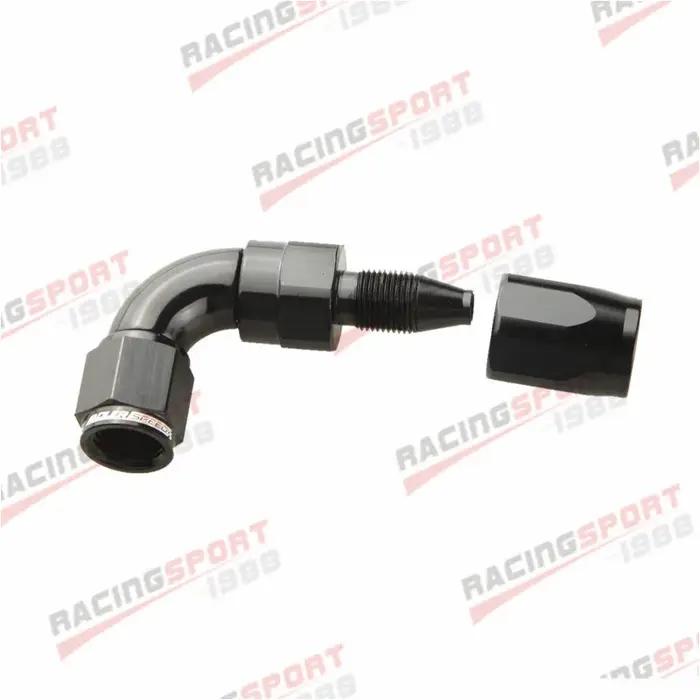 Raccord pivotant en aluminium à 45/90 degrés AN4 AN6 AN8 AN10 AN12 à débit maximal pour extrémité de