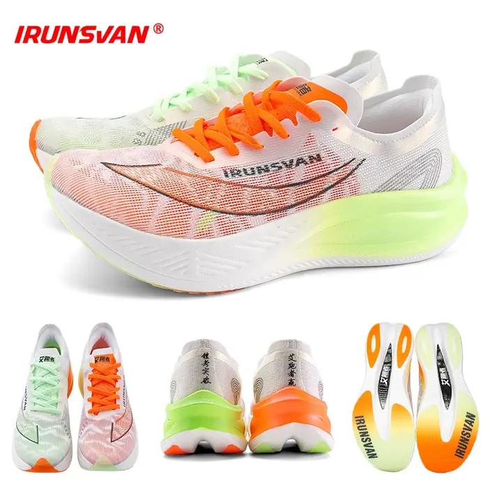 Chaussures de course légères homme IRUNSVAN - Sport respirant plaque carbone marathon confort