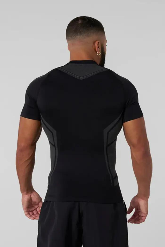 2025Men chemises de Compression à manches courtes séchage rapide Fitness cyclisme course T-Shirt ent