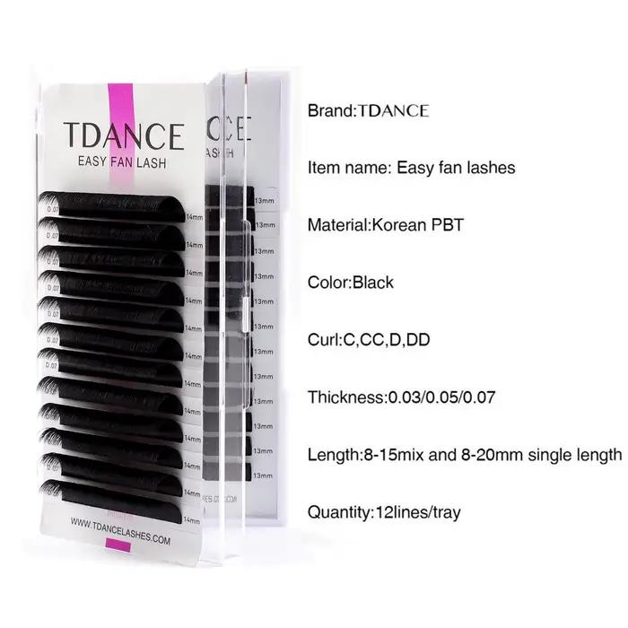 TDANCE Installation facile ventilateur rapide fleurs Extensions de cils cils individuels automatique
