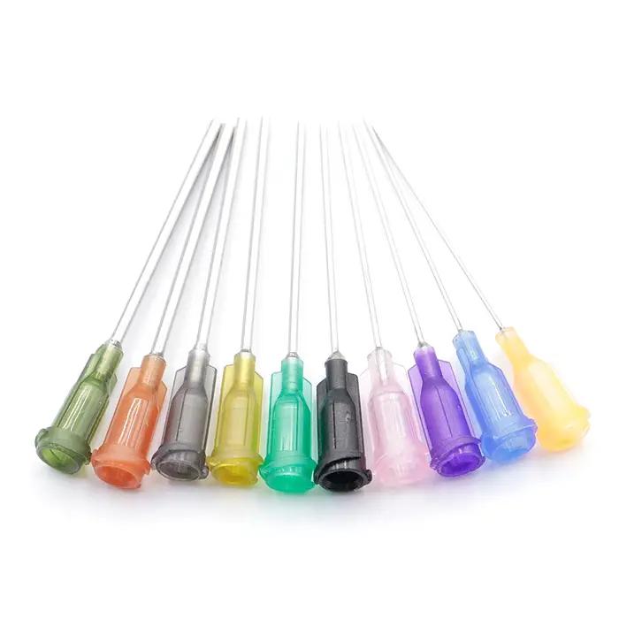 Aiguille de distribution de 14G-30G 38mm, aiguille de distribution de 1.5 pouces utilisée pour rempl