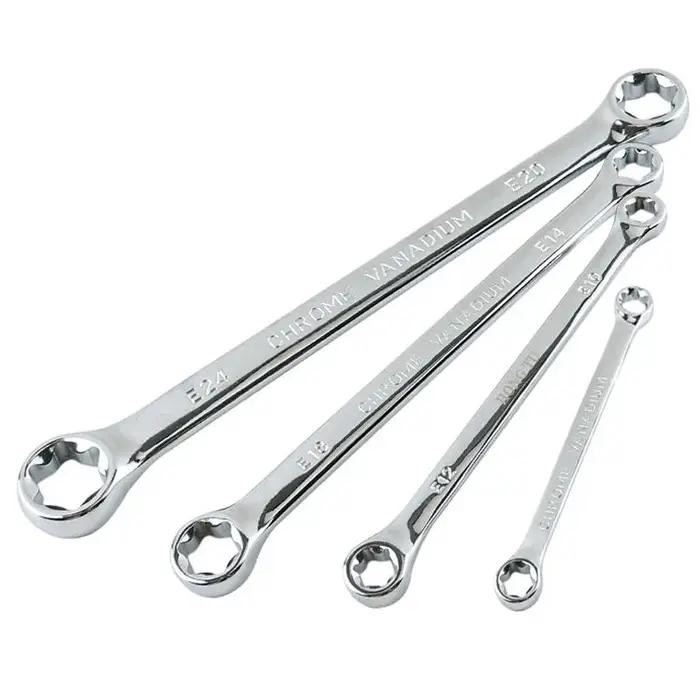 E-torx clé à boîte E6 E8 E10 E12 E14 E18 E20 E24 Torx ensemble clé à anneau outils clé étoile