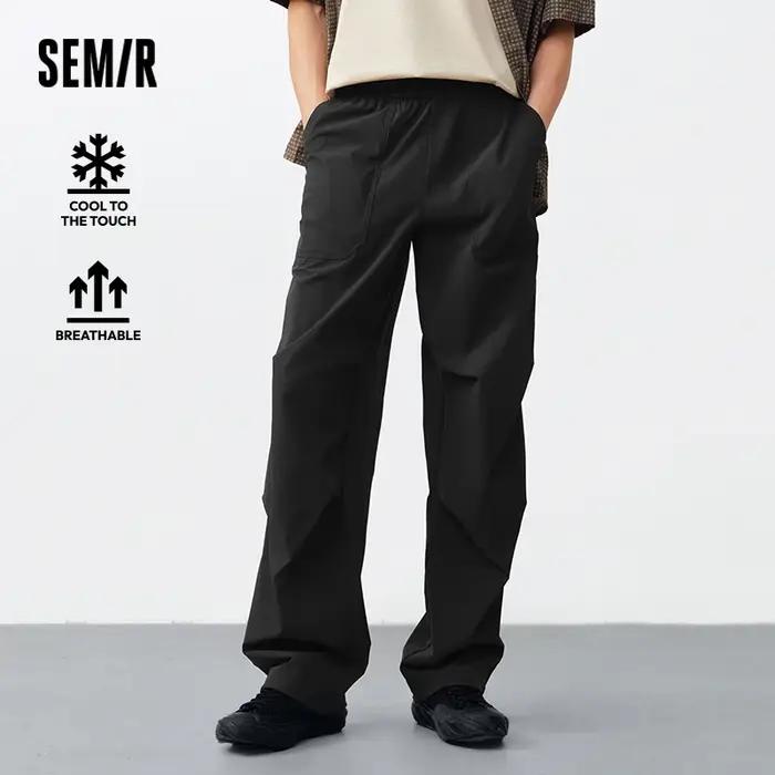Semir Cool-sense Cargo pantalon hommes 2025 été nouveau Stretch ample pantalon décontracté évacuant