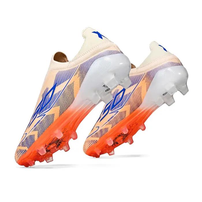 Chaussures de football pour adultes, bottes antidérapantes, crampons AG/FG, chaussures de football r
