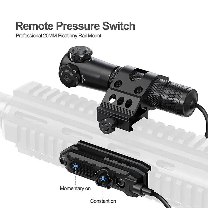 Lunette de visée Laser rouge/vert, réglage sans outil, portée de fusil à points verts avec support P