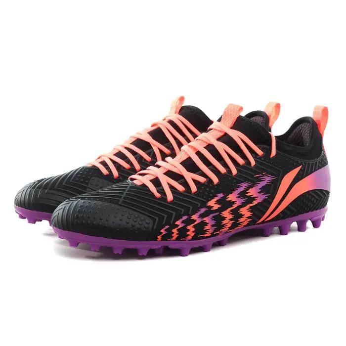 Li-ning chaussures de Football pour hommes AG sol respirant anti-dérapant Sport chaussures de Footba