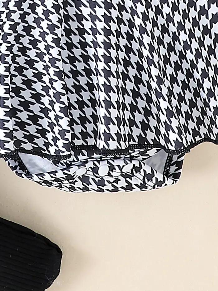 2 pièces en automne, bébés filles âgés de 0 à 1 ans, haut noir confortable, doux et mignon + jupe pi