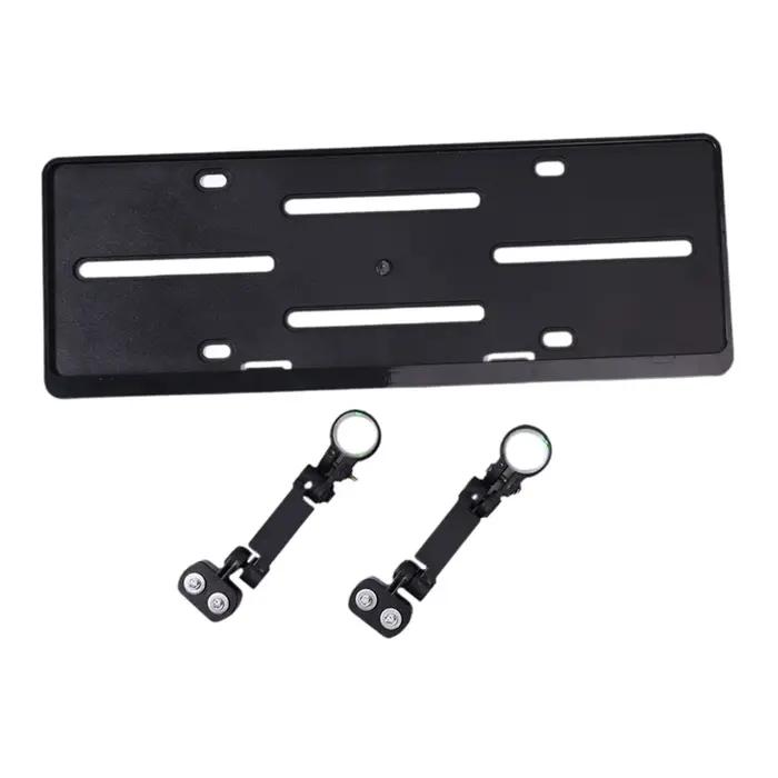 Support de plaque d'immatriculation auxiliaire accessoire universel pour porte-vélo arrière de véhicule léger professionnel assemblage simple installation facile sécurité道路交通安全辅助车牌支架后车架自行车装载必备配件安装简便轻松安全