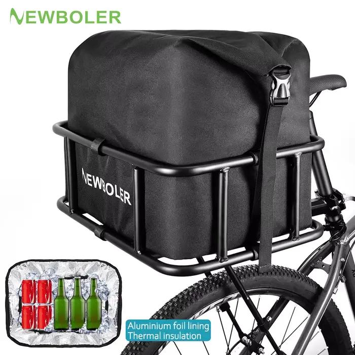 Panier de vélo arrière robuste en métal pour randonnées et déplacements quotidiens vélo électrique famille cadeau anniversaire noël