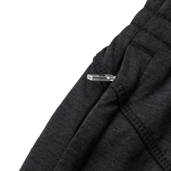 Li-Ning Short de sport Wade Knit pour hommes, 100% polyester, coupe régulière, poche zippée conforta