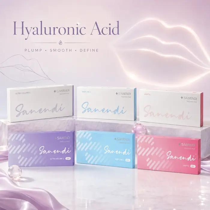 Sérum à l'acide hyaluronique pour le visage, hydratant, repulpant, essence pour les lèvres et le fro