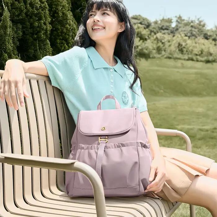 GOLF-Sac à dos pour femme, sac à dos pour femme, compartiment pour ordinateur portable, plusieurs po