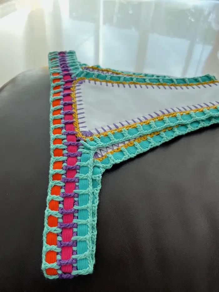 Maillot de bain crocheté à la main pour femmes, blanc, sexy, style boho, réversible, mignon, vêtemen