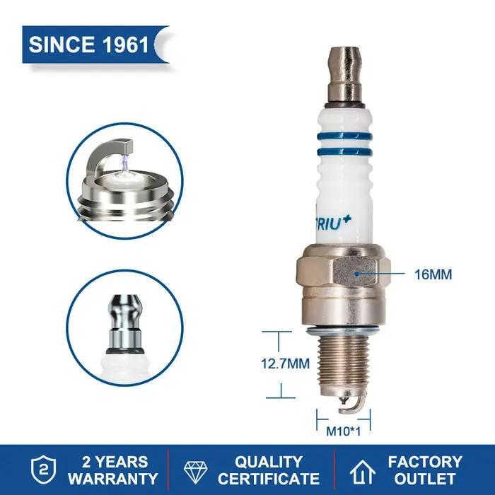 2-8PCS Bougies de remplacement pour CR7HIX CR7HS C7HSA CR7HSA YAMAHA 90793-20171 94701-00254 94703-0
