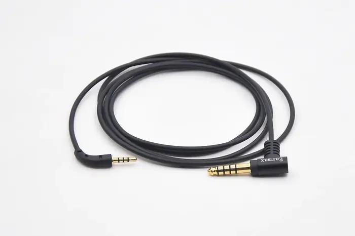 Câble audio programmable BALAN, noir OCC, 4.4mm, adapté pour B & W Bowers & Wilkins P5 série 2 P5 sa