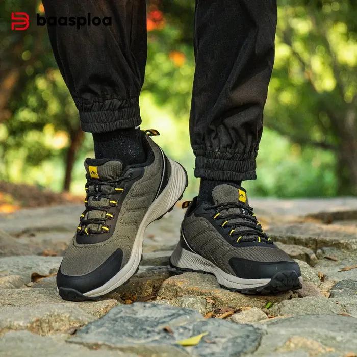 Baasploa – chaussures de randonnée pour hommes, de marque, de haute qualité, pour Trekking, escalade