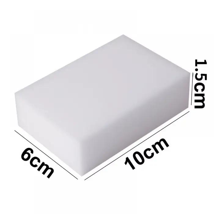100 pièces/lot éponge mélamine éponge magique gomme pour cuisine plat lavage nettoyant salle de bain