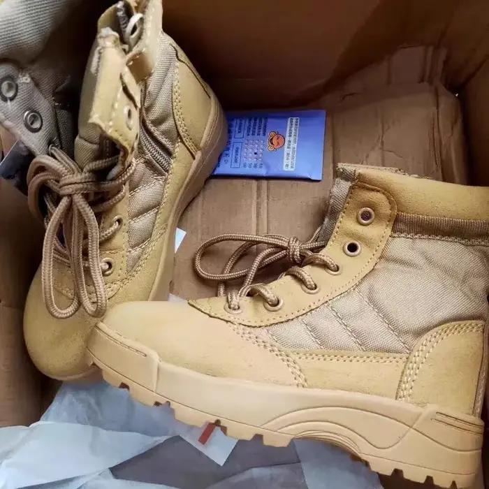 Bottes de randonnée militaires pour enfants et adultes - Chaussures de sport grande taille 27-46
