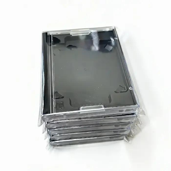 MD Case Mini disque boîtier MD disque boîte de rangement gris foncé 5 pièces