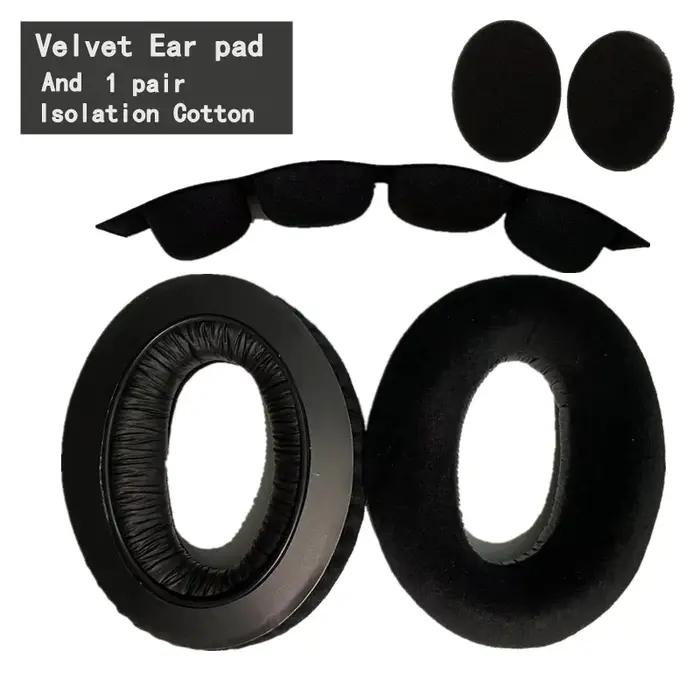 Coussinets d'oreille de remplacement en velours pour SENNHEISER HD650 HD600 HD580 HD660 S HD565 HD54