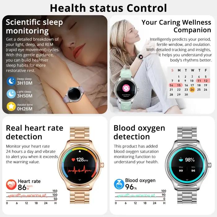 2025 COLMI L28 Air Smartwatch corps Ultra-fin de 7.9mm, écran AMOLED de 1.32 pouces, gestion de la s