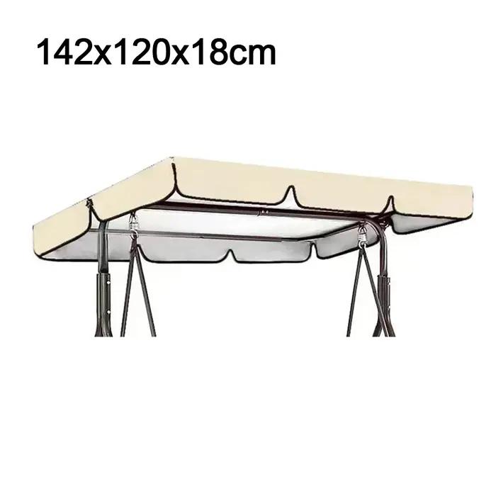 Balançoire extérieure chaise auvent cour étanche et anti-poussière balançoire parasol balançoire cou