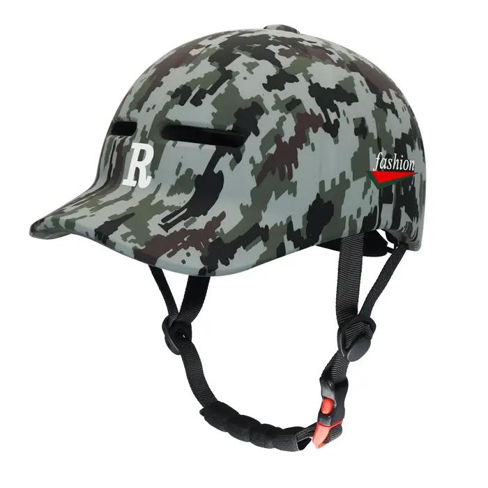 Casque de vélo électrique pour hommes et femmes casquette de baseball sécurité moto scooter randonnées urbaines et hors sentier occasions spéciales