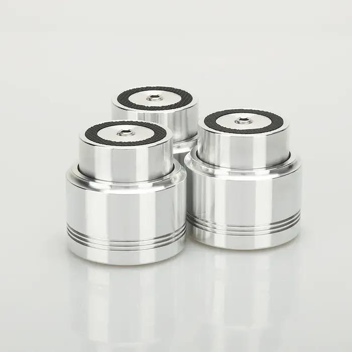 Haut-parleur flottant Maglev en alliage d'aluminium, support d'amplificateur, pointes de disques, le