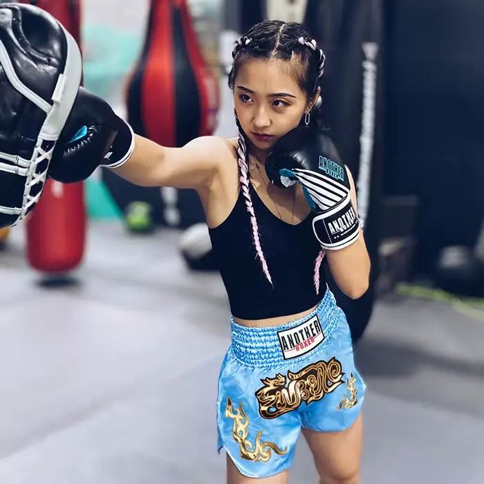 Short de combat de boxe MMA Muay Thai Patchwork - Vêtements de Kickboxing pour hommes et femmes arts martiaux