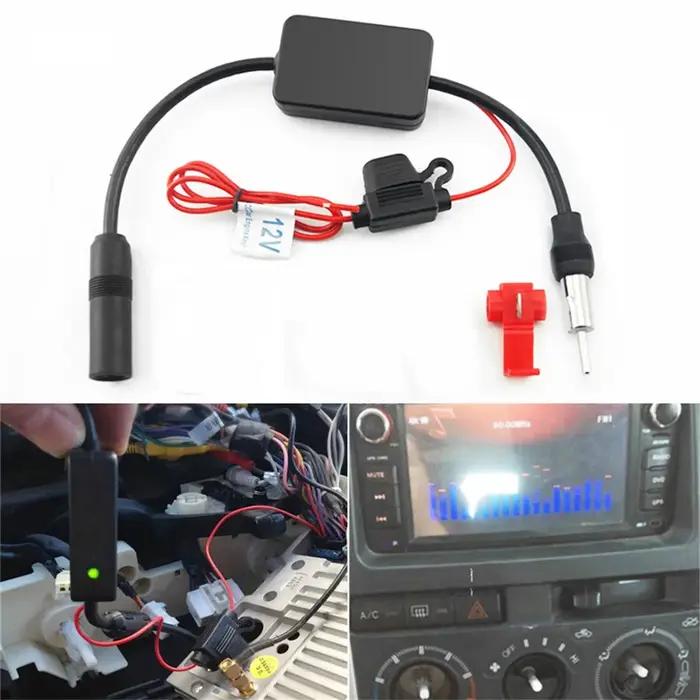 Amplificateur de Signal FM universel, antenne de voiture Anti-interférence, Radio, Booster FM univer