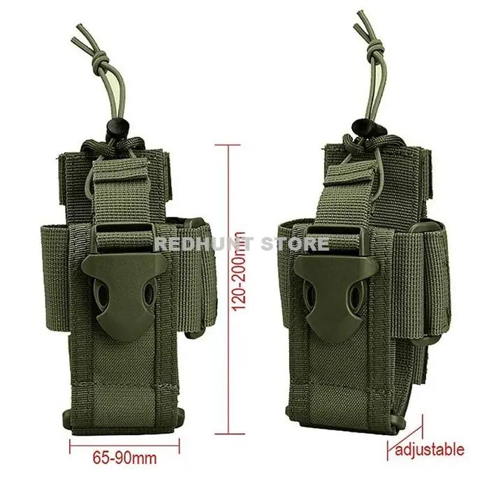 Sac de support de Radio tactique réglable, étui de Radio bidirectionnel Molle, support de pochette,