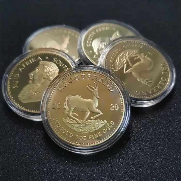 Afrique du sud afrique saoudienne Krugerrand pièce d'or Paul Kruger pièces de collection