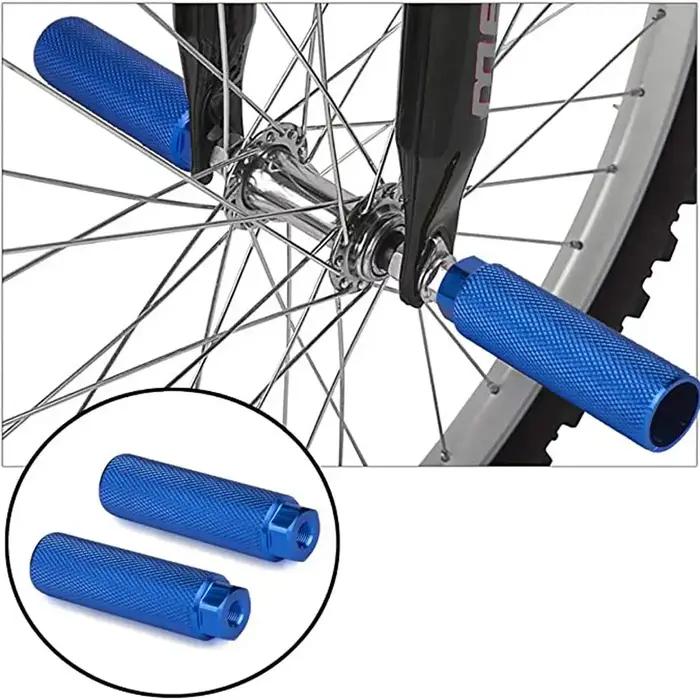 Repose-pieds de vélo antidérapants en alliage d'aluminium, chevilles de vélo BMX pour VTT, chevilles