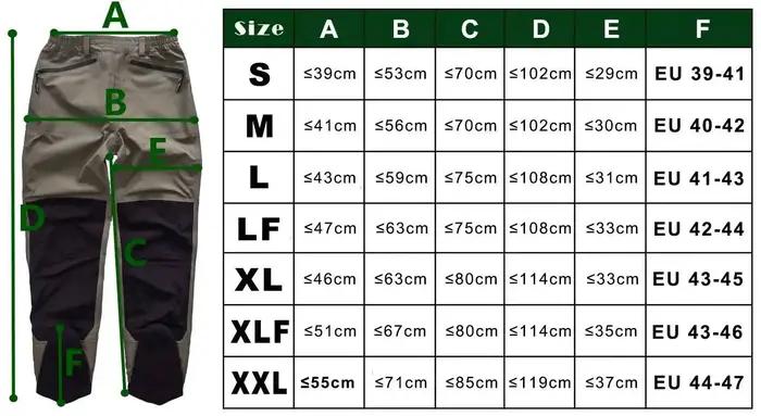 Pantalon Wader Trilaminaire Imperméable Respirant pour Pêche à la Mouche et Chasse au Canard Occasions Extérieures