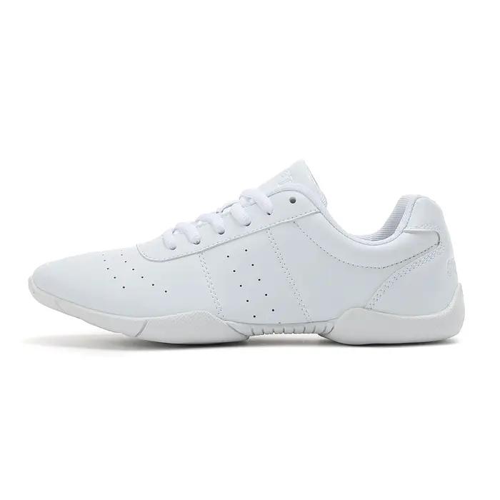 Chaussures de cheerleading blanches pour filles et femmes, baskets de danse antidérapantes et confor