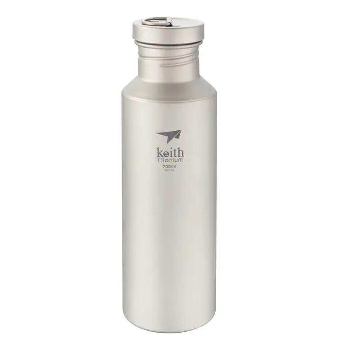 Pamono-Bouteille de dehors en Titane, Couverts Non-CUbactériostatiques, Camping en Plein Air, Randon