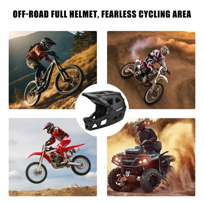 Casque de Vélo Tout-Terrain Seeker Intégral Léger Confortable Respirant Sécurité Pour Descendre et Vélo de Montagne Occasions Spéciales