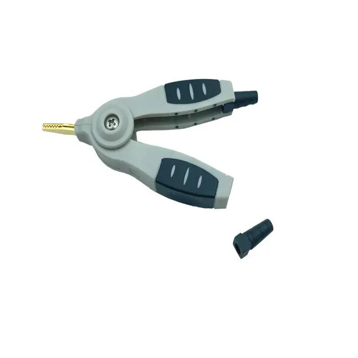 1 paire d'outils de Test Lcr, pince à bec de canard Crocodile Kelvin, placage d'alum, qualité supéri