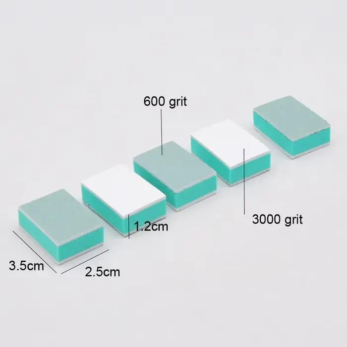10/20/50 pièces/sac ongles tampon fichier bloc Double face Nail Art outil UV Gel polisseuse Mini pol