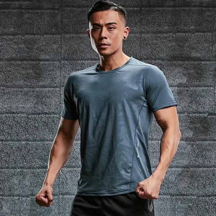 Ice InjT-Shirt à manches courtes pour hommes, maillot de corps de sport, chemises minces, col rond,