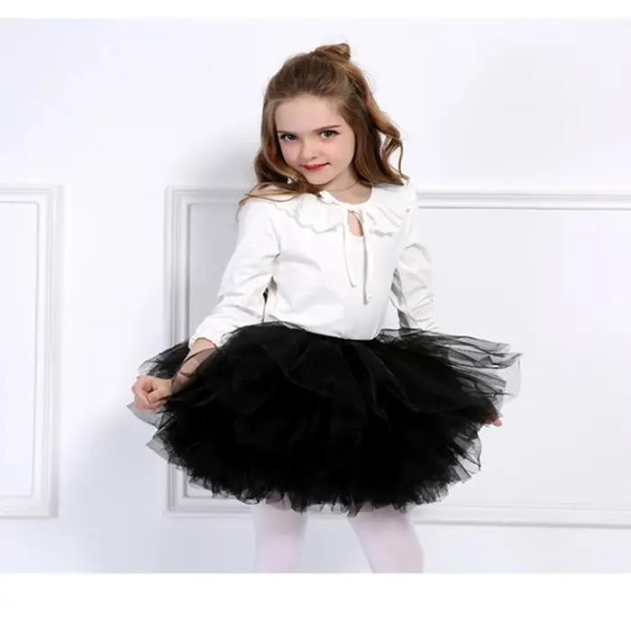 Mode filles Tutu Super moelleux 6 couches jupon princesse Ballet danse Tutu jupe enfants gâteau jupe