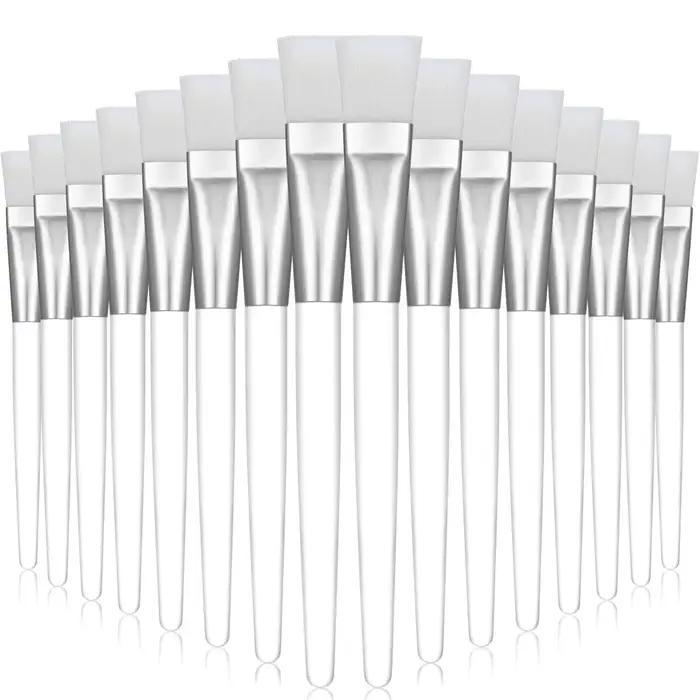 16 pinceaux pour masque facial - outils professionnels pour cosmétiques et soins de la peau, poils e