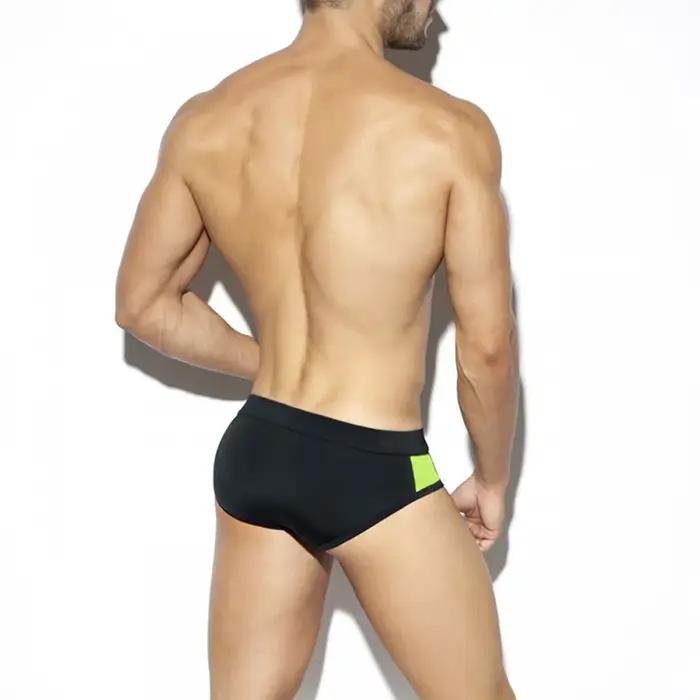 Slip de bain sexy pour hommes avec fermeture éclair - Maillot triangle plage et surf été