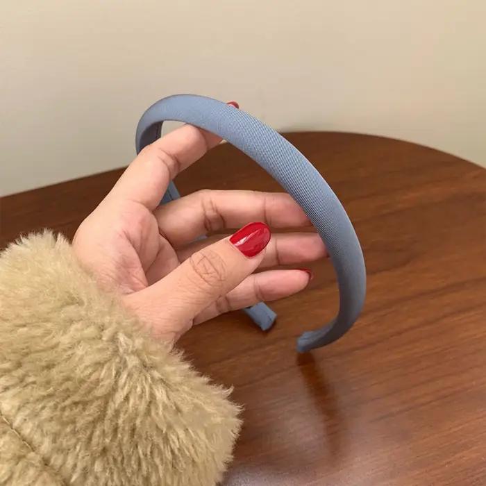 Bandeaux rétro de Style coréen, cerceaux pour cheveux fins et solides, vin-rouge, accessoires pour c