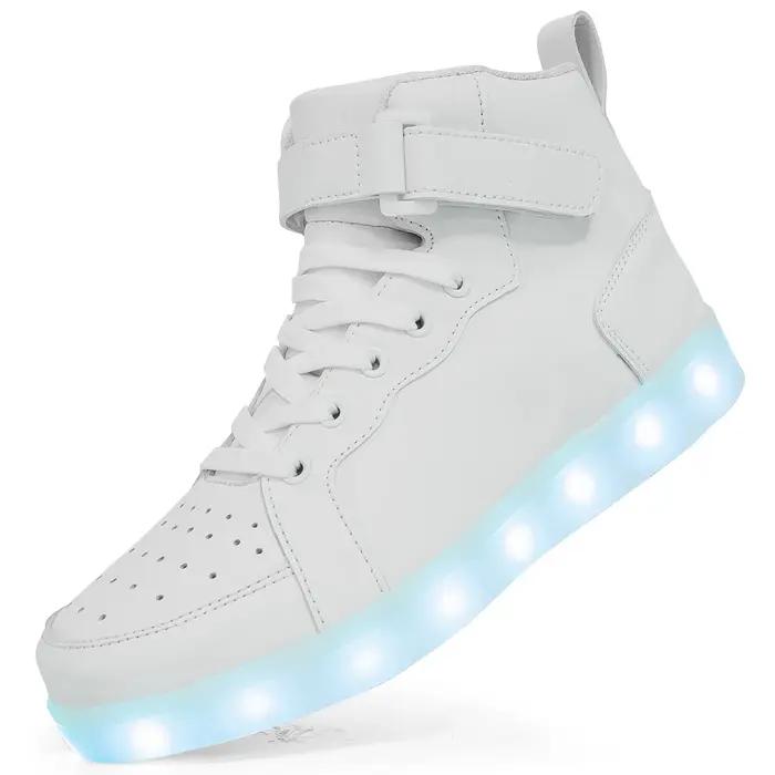 Taille 25-40 enfants baskets lumineuses enfant baskets lumineuses pour garçons filles baskets Led av