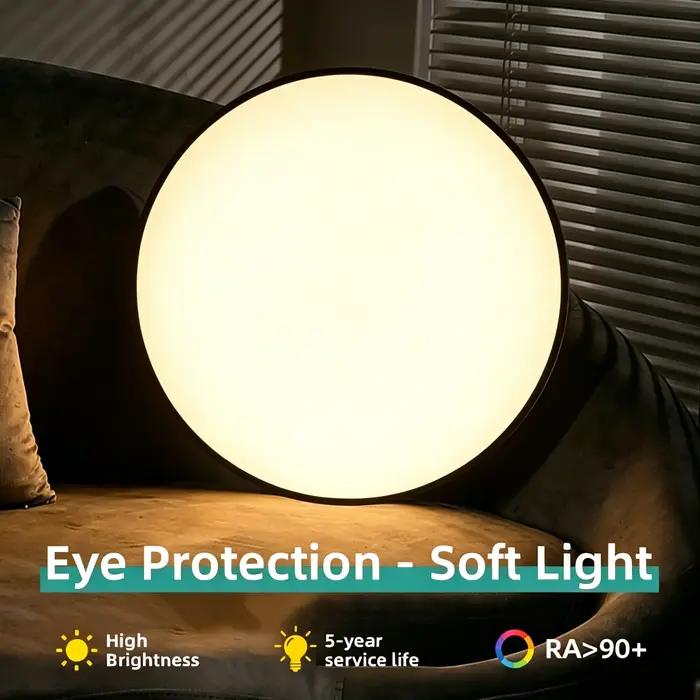 Plafonnier Led rond étanche pour salle de bain