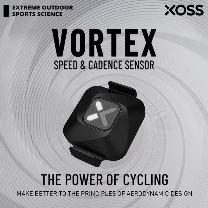 XOSS-Capteur de cadence de vitesse Vortex pour ordinateur de vélo, étanche IPX7, autonomie de la bat